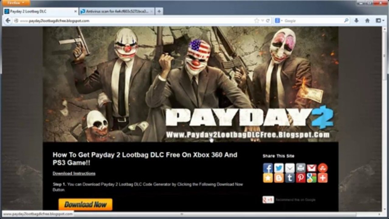 Get Free Payday 2 Lootbag DLC Code - Tutorial
