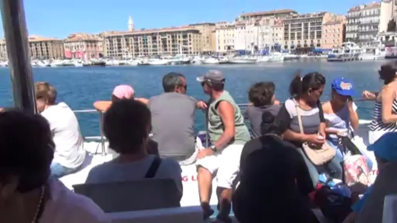 En route vers l'Estaque à bord de la navette maritime