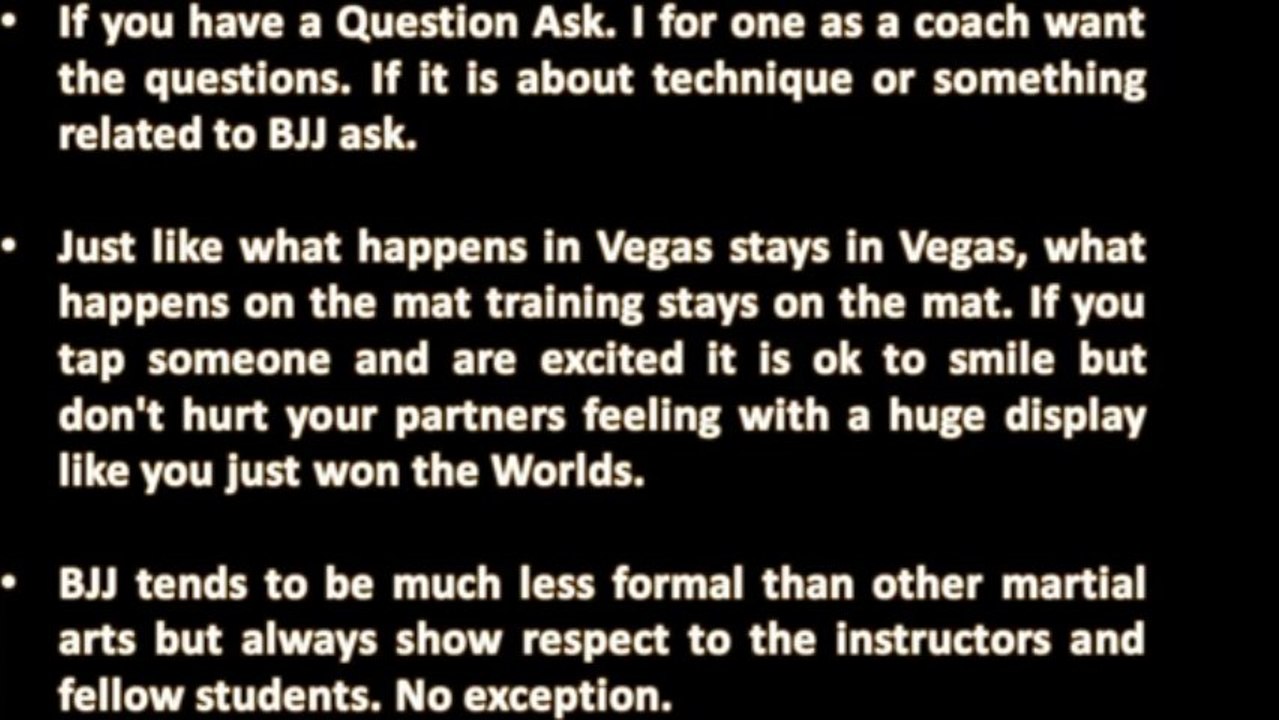 Training Brazilian Jiu-Jitsu Etiquette at Team Lutter