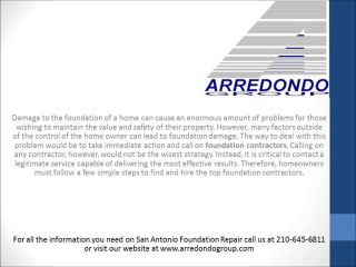 Get the top foundation contractors