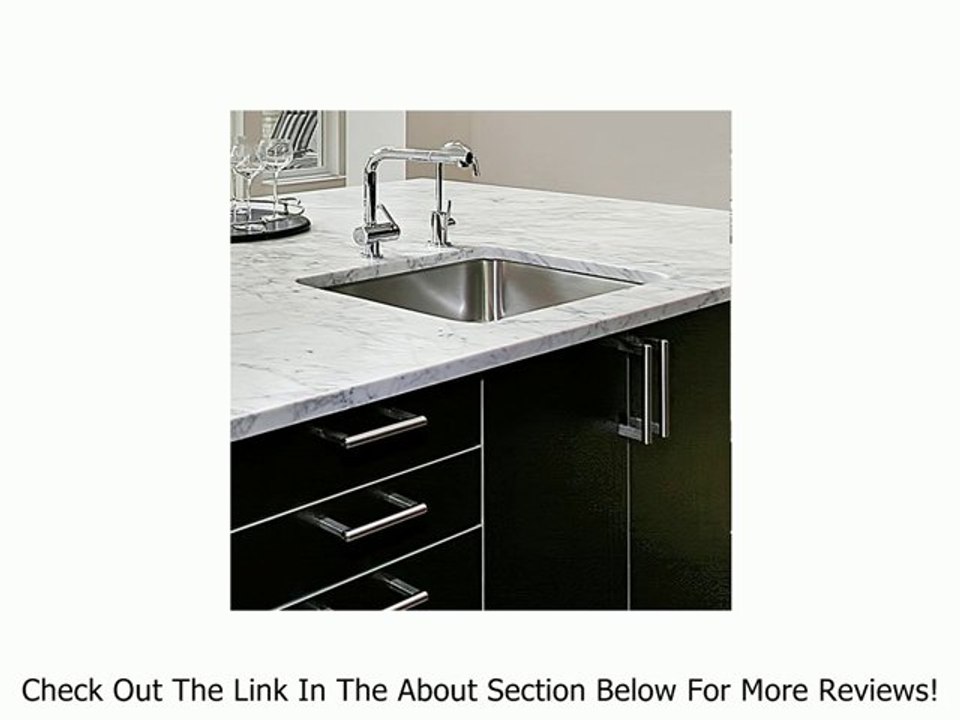 Houzer MS-1708-1 Club 16-1/4-by-17-15/16-Inch Undermount Stainless Steel Bar or Prep Sink Review