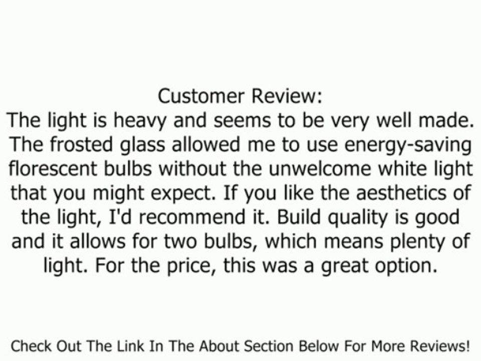 Artcraft Lighting AC1490 Orlando Semi-Flush Mount Light, Oil-Rubbed Bronze Review