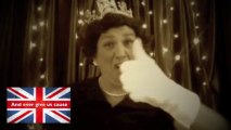Queen Dilly Dally sings god save the queen