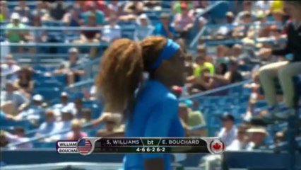 Serena avanti dopo esser andata sotto con la Bouchard