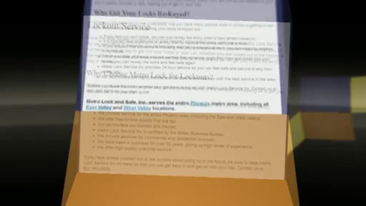 Phoenix Locksmith | Fast Mobile Service | (602) 993-5676 | Metro Lock and Safe, Inc.