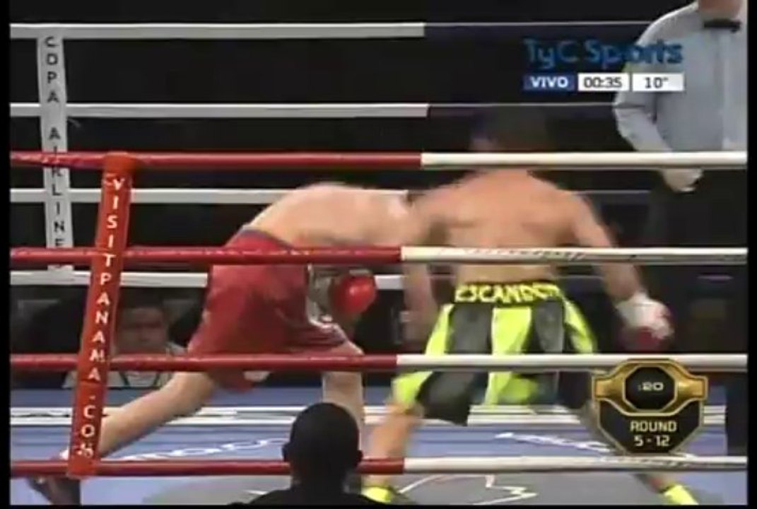 Oscar Escandon vs Nehomar Cermeno 2013-08-10