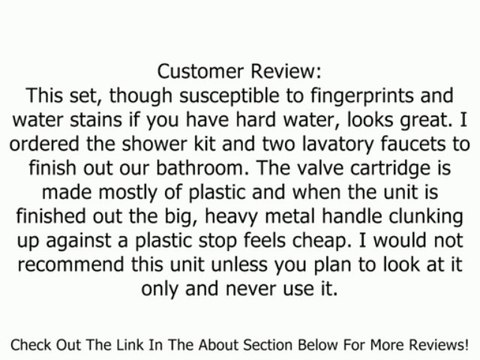 Pfister R89-8DFC Kenzo Single-Control Tub and Shower Trim Kit, Polished Chrome Review