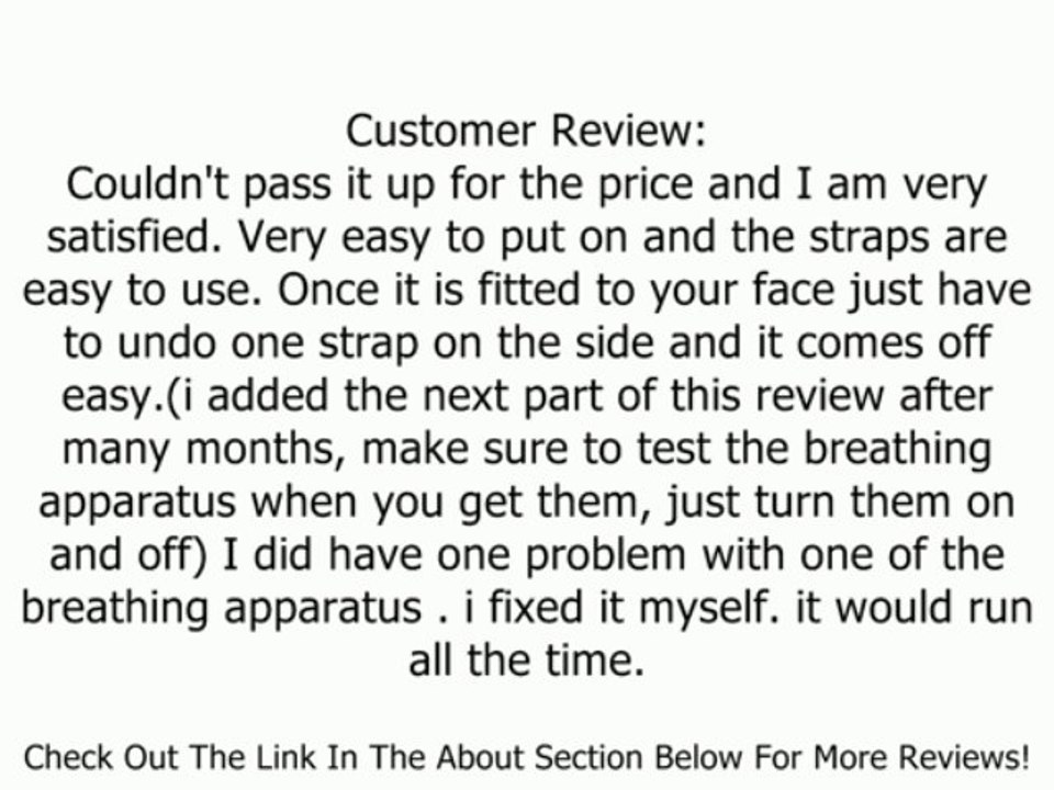 Gas Mask Family Kit - Four Israeli Adult Survival Gas Masks W/ NBC NATO Filters and Air Supply Units Review