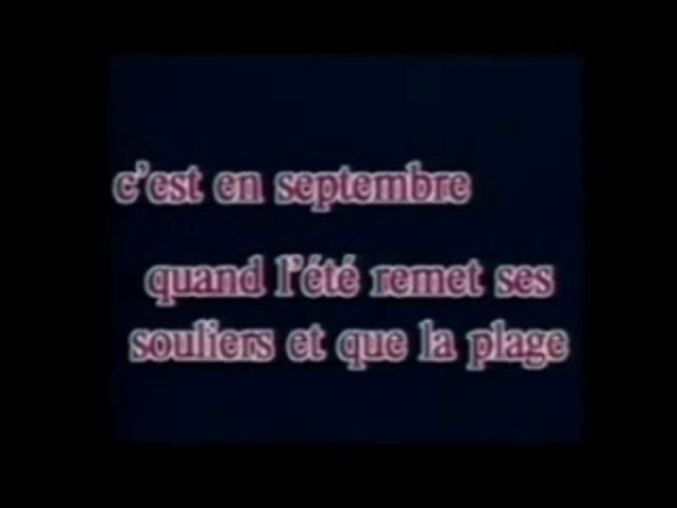 Gilbert Bécaud - C'est en septembre