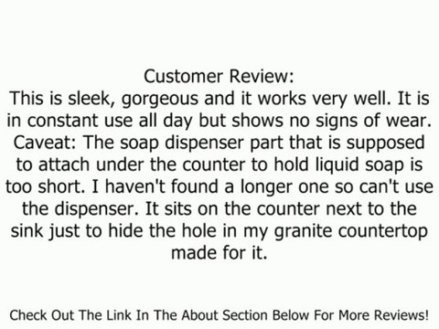Kraus KPF-2210-KSD-30SN Single Lever Pull Out Kitchen Faucet and Soap Dispenser, Satin Nickel Review