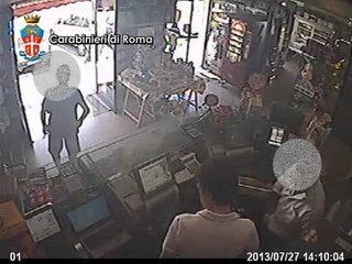 Roma - Arrestato il rapinatore solitario (10.08.13)