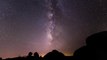Time lapse footage of Perseid meteor shower