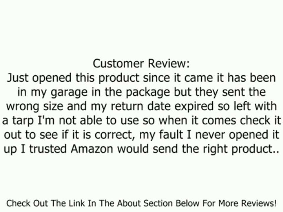 50X50 Blue Tarp Tarpaulin Canopy Tent, Boat. RV or Pool Cover Review