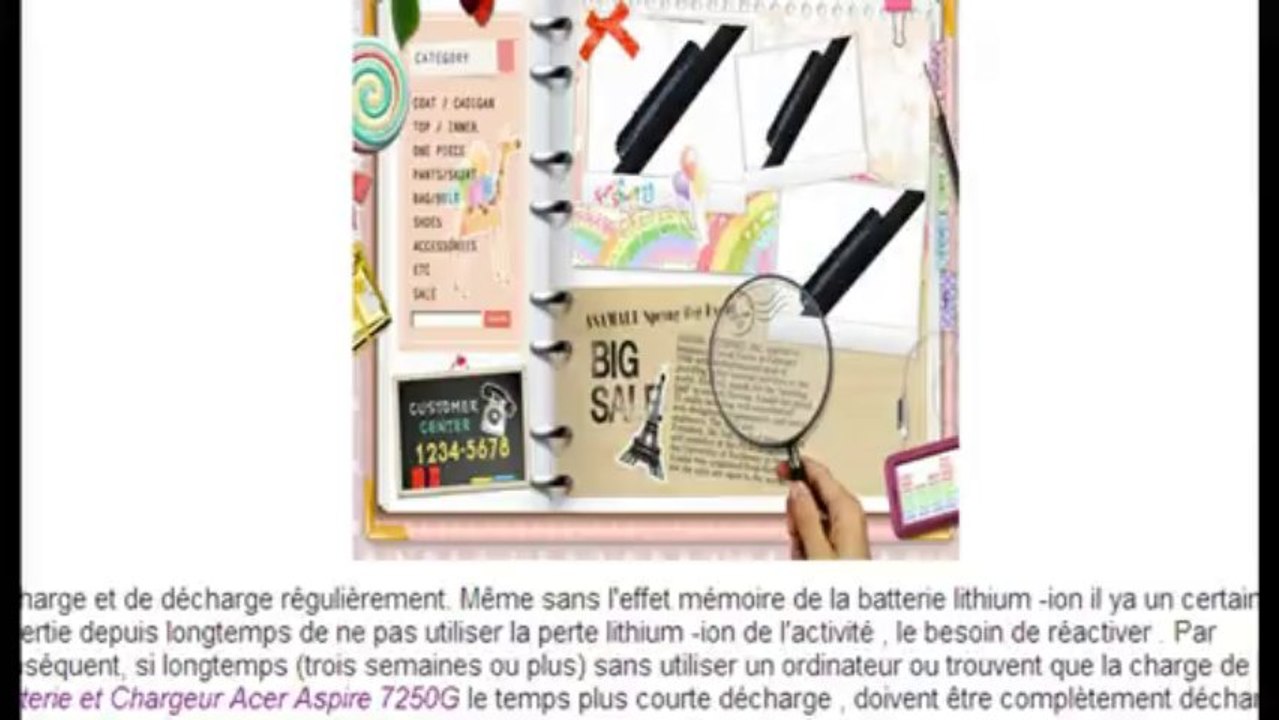 Batterie Pour Acer Aspire 7250G