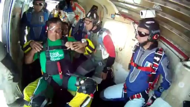 PARACHUTISME - STAGE PARACHUTISME ET HANDICAP : Saut Sylvain par Philippe