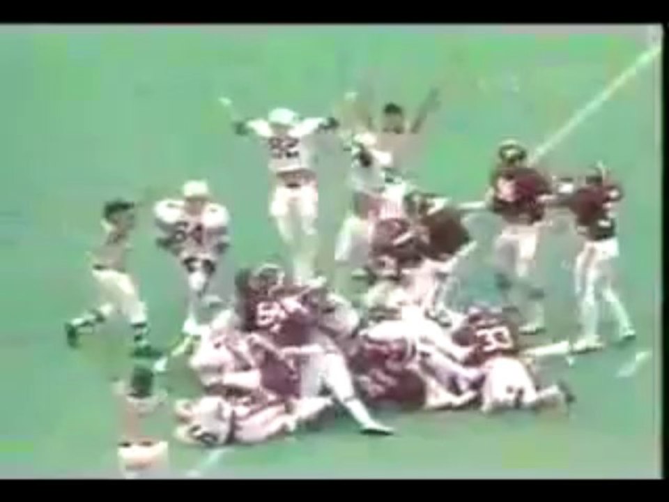 Auburn vs Alabama 1982 Bo over the Top