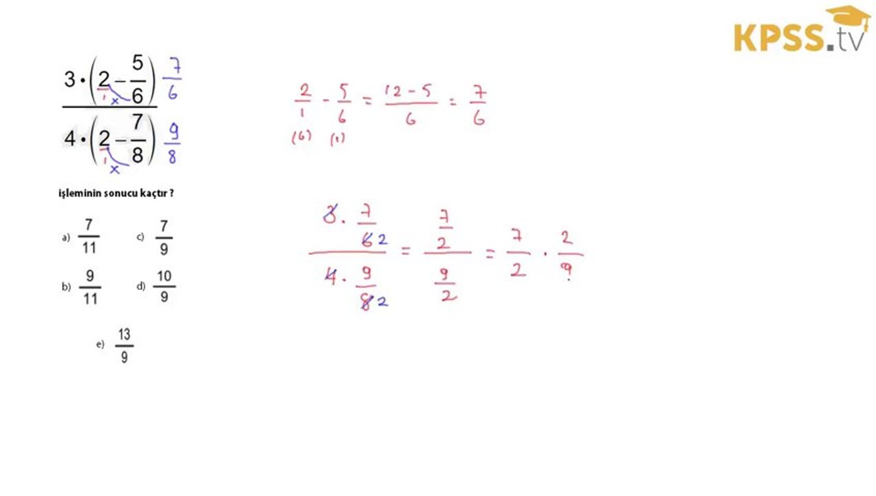 KpssTv | 2013 Kpss Lisans - Genel Yetenek 31. Soru