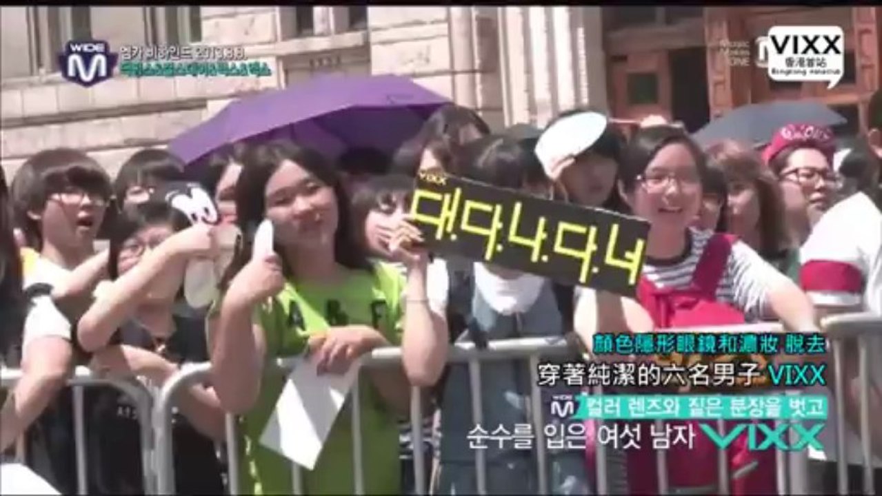 130815 [VIXXHK] VIXX - Mnet Wide News Behind 中字