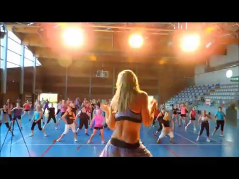 6 juillet 2013  - Fitness Night - Coquelles - Mickaël Bard, Jessica Mellet et Stéphanie Vallière