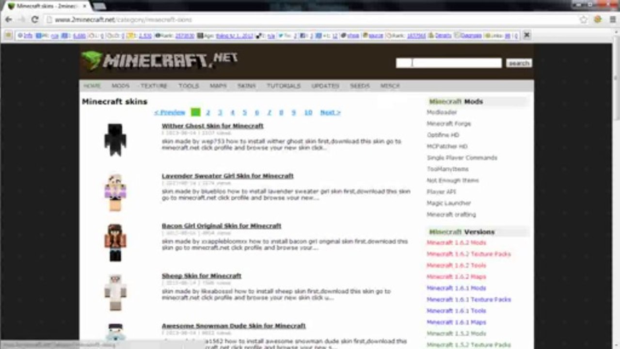 Hawaiian Hula Girl Skin for Minecraft