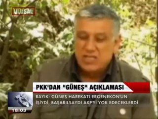 PKK'DAN "GÜNEŞ" AÇIKLAMASI