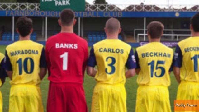 Soccer Team Legally Changes Players' Names to Famous Names