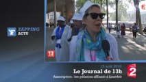 Assomption : les pèlerins affluent à Lourdes