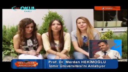 Rektörler Anlatıyor - İzmir Üniversitesi Rektör Yard. Prof. Dr. Merdan Hekimoğlu