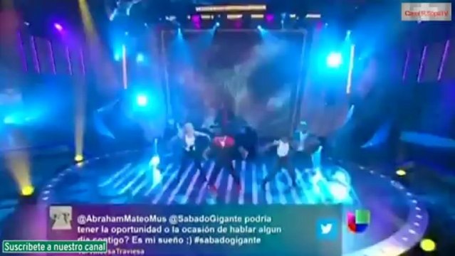 Abraham Mateo en Sabado Gigante (Señorita actuación)