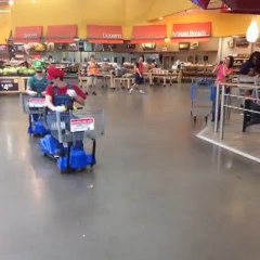 WalMart Mario Kart Real Life Parody!!