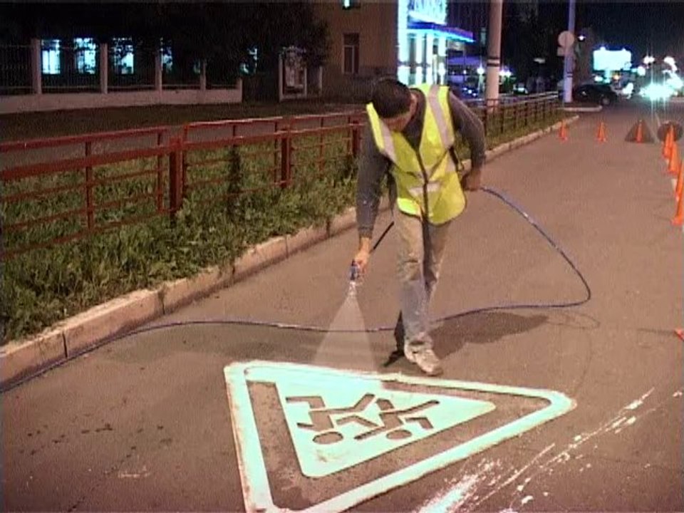 Новая разметка дорог