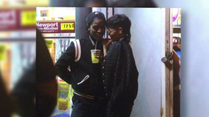 Rihanna and ASAP Rocky Get Cozy On And Off Set