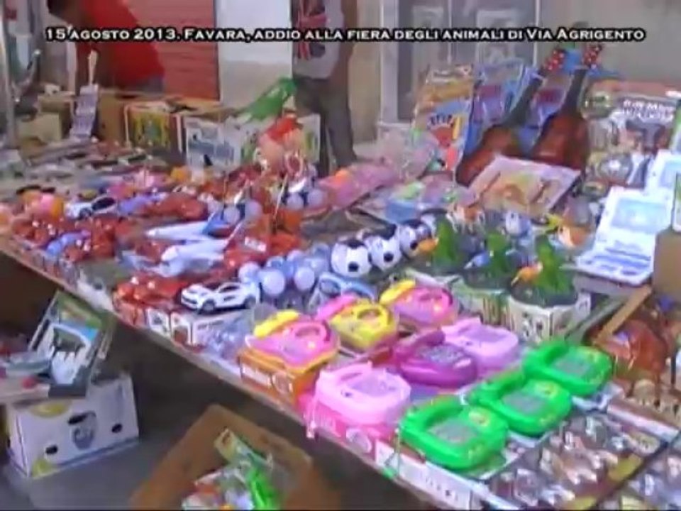 15 AGOSTO 2013. FAVARA, ADDIO ALLA FIERA DEGLI ANIMALI