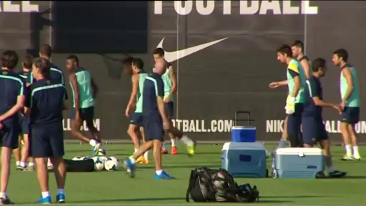 El Barcelona recupera a sus internacionales