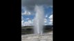 Beehive geyser at Upper Geyser Basin . Yellowstone
