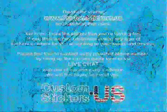 Custom Large Stickers, Large Custom Stickers