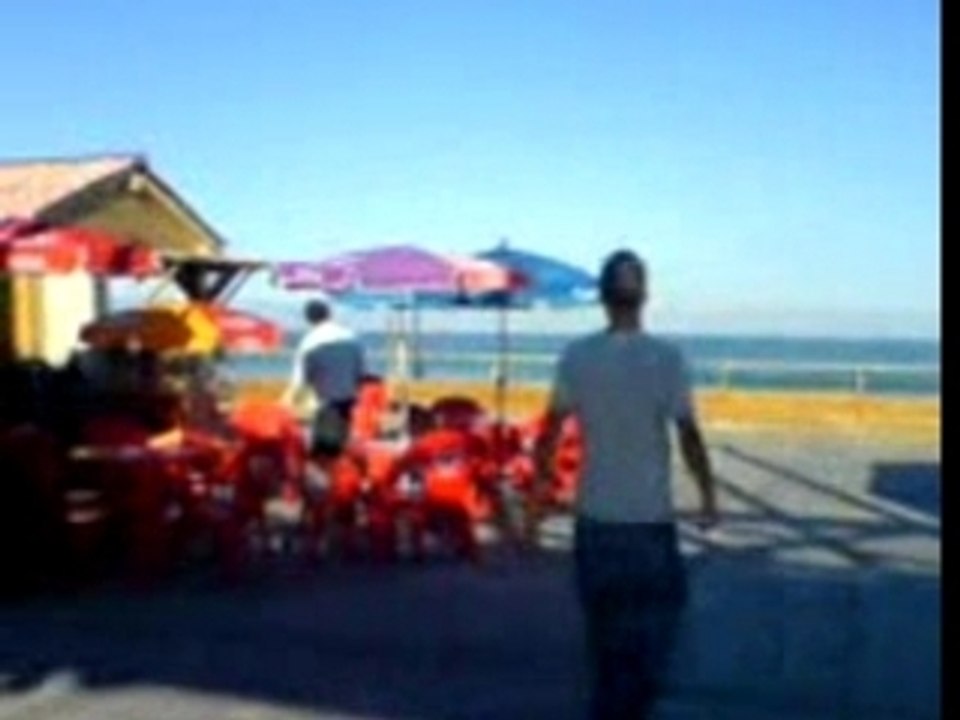 Arrivée sur la plage