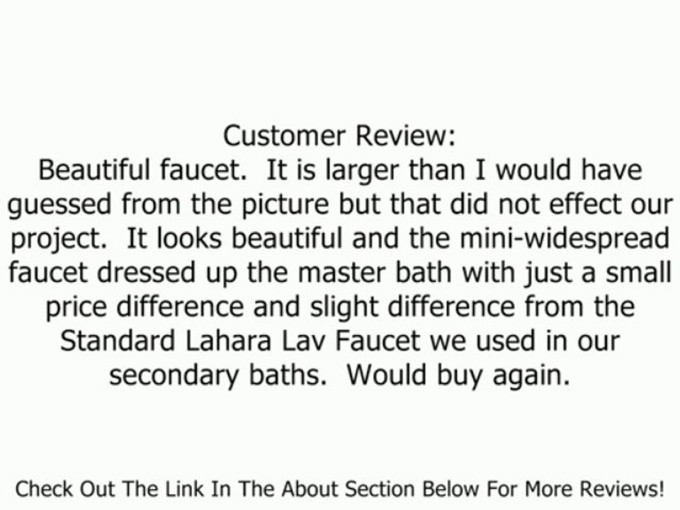 Delta 4538-SSMPU Lahara Two Handle Mini-Widespread Lavatory Faucet, Stainless Review