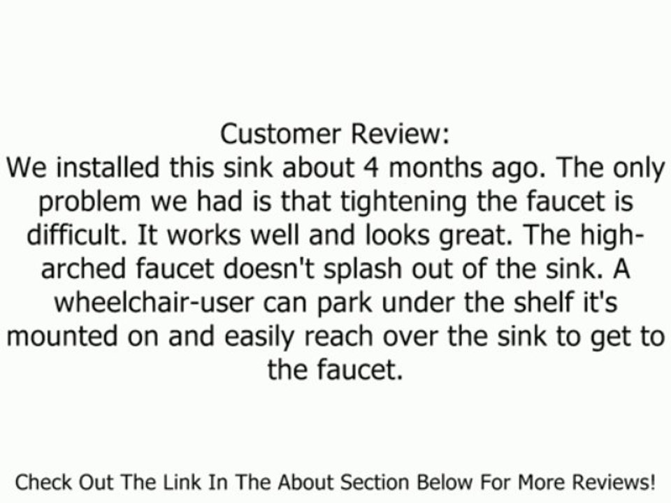 KOHLER K-2354-1-0 Yin Yang Wading Pool Lavatory with Single-Hole Faucet Drilling, White Review