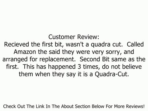 Freud 34-134 Quadra-Cut 1-1/8-Inch Radius Rounding Over Router Bit with 1/2-Inch Shank Review