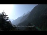 The entrancing snow clad peaks of Gangotri