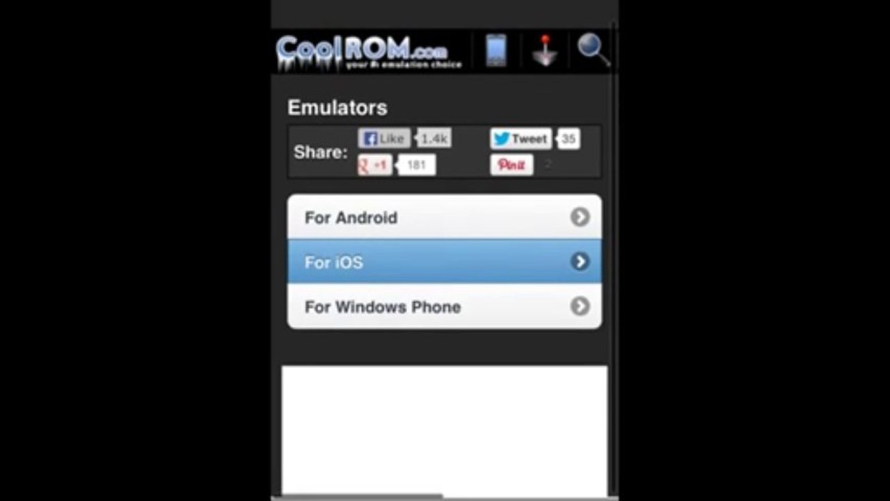 Getting Roms for you IOS Emulators -) -