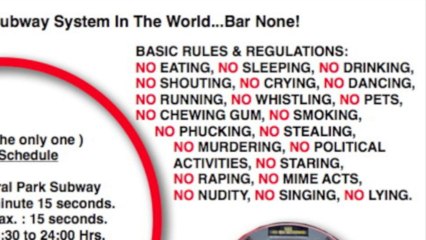 World's First and Only One Stop Subway System!