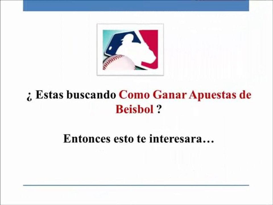 Como Ganar Apuestas De Beisbol - apuestas beisbol hoy