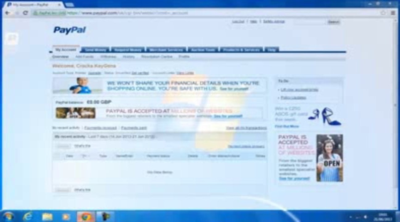 Comment avoir de l'argent PayPal GRATUIT - Générateur d'argent PayPal 2013 Août