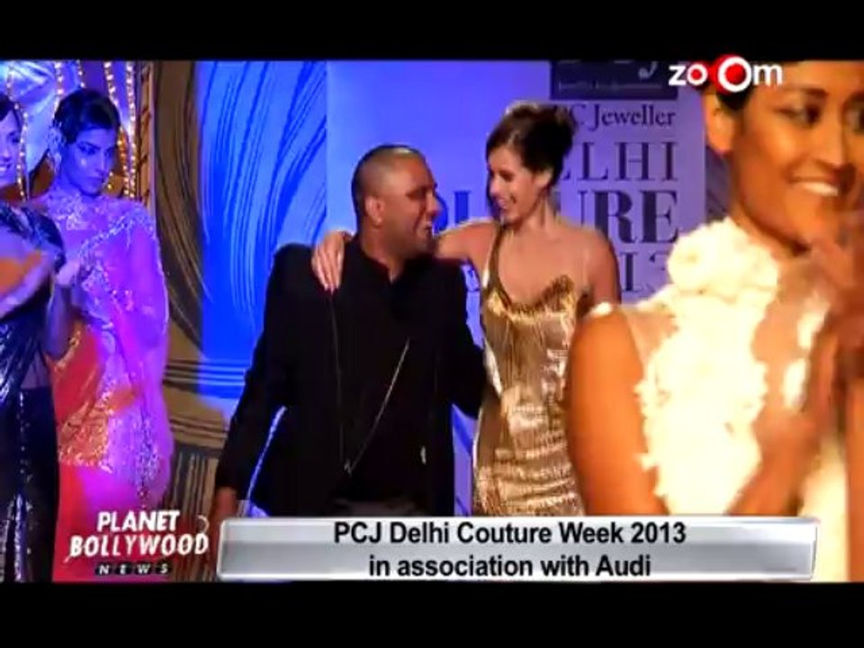 Shahrukh Khan, Deepika Padukone & Kalki Koechlin walked the ramp at PCJ Delhi Couture week 2013