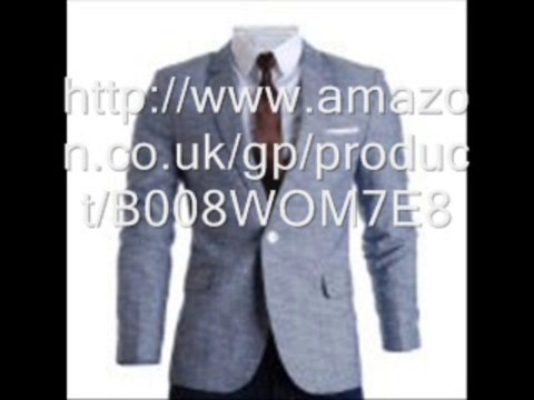 FLATSEVEN Mens Slim Fit Casual Premium Blazer Jacket