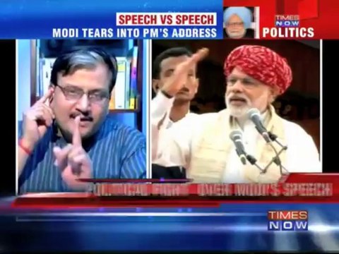 Narendra Modi's speech triggers Political Fight