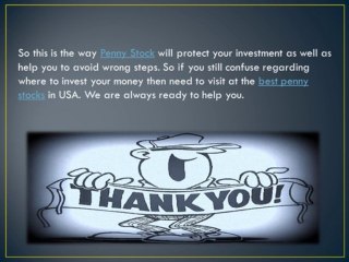 Know The Advantages of Penny Stocks