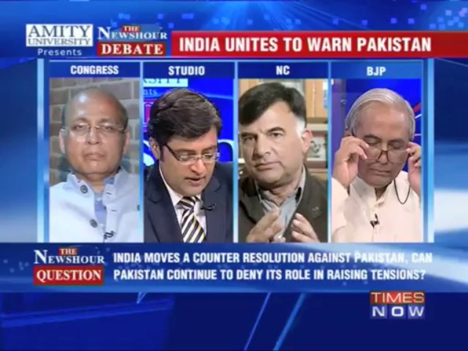 The Newshour Debate: India's counter resolution against Pakistan - Part 2